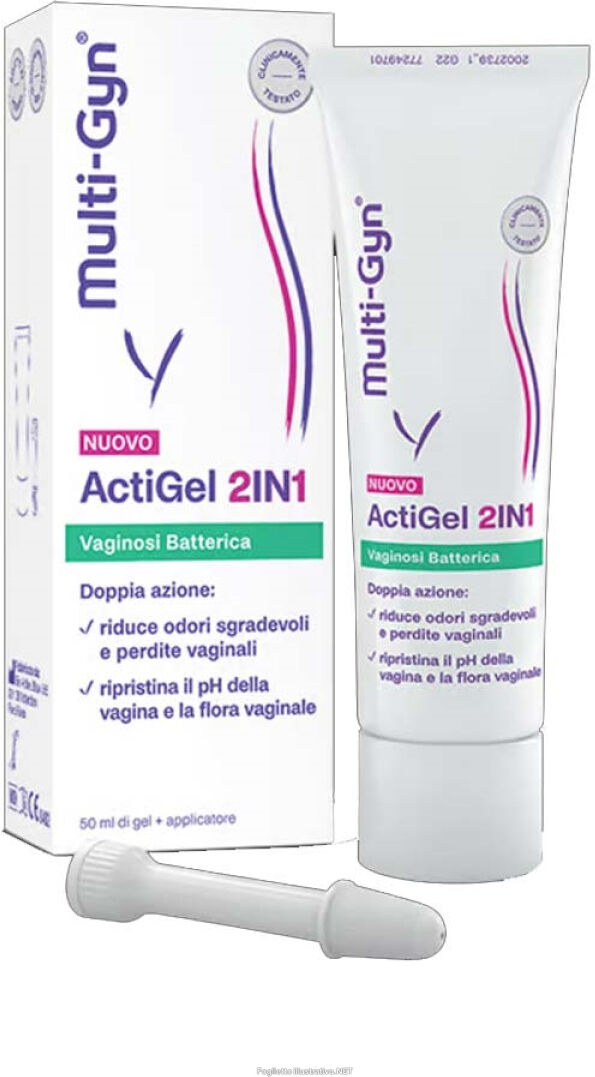 KARO PHARMA Srl Multi-Gyn ActiGel 2IN1 Vaginosi Batterica Gel Vaginale, 50 ml
