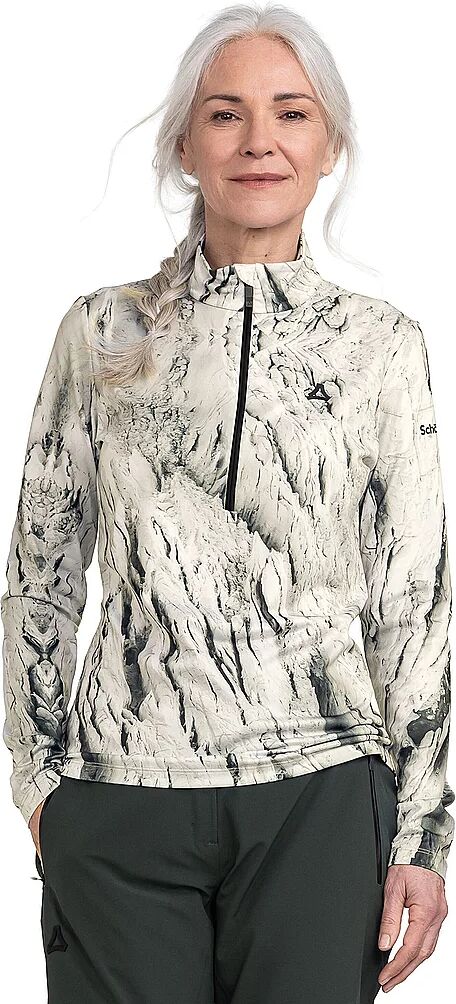 SCHÖFFEL Damen Unterzieh Zipshirt Schöffel x Tom Hegen weiss   38 W