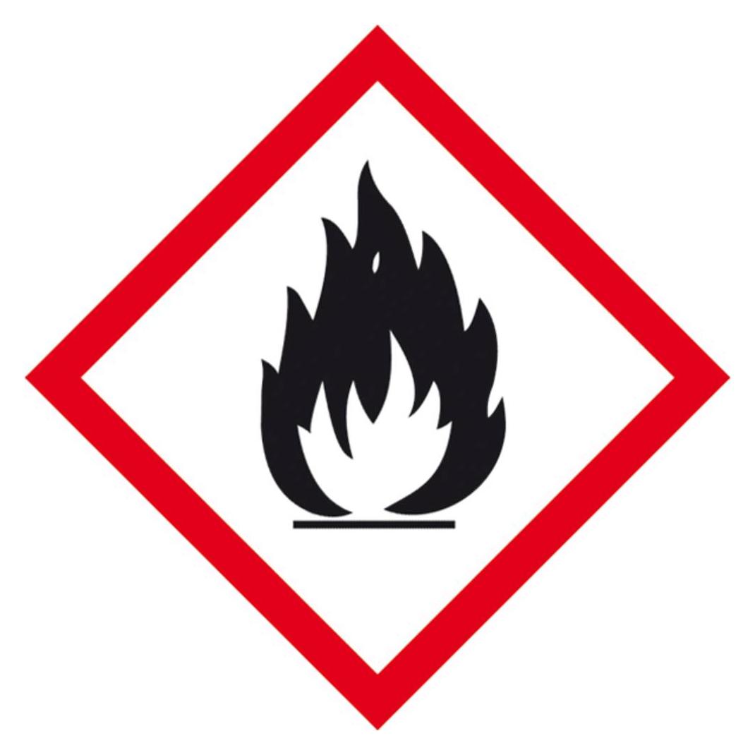 Wolk 21.B1012 GHS-Gefahrenpiktogramm 02 Flamme Folie selbstklebend B x H (21.B1012)