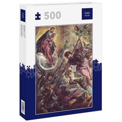 Lais Puzzle Jacopo Tintoretto - Kampf des Erzengels Michael mit dem Satan 500 Teile