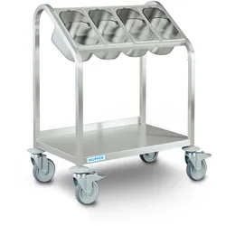 HUPFER Besteck- und Tablettwagen BTW / 4 x GN-900