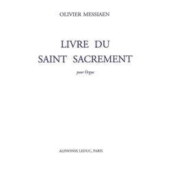 Livre du Saint Sacrement pour orgue, Fachbücher von Olivier Messiaen