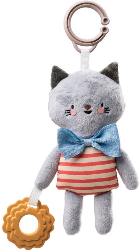 Taf Toys Activity Toy Clara the Cat jouet contrastant suspendu avec anneau à mordiller 0 m+ 1 pcs