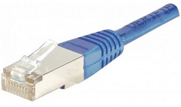 Onedirect Câble RJ45 CAT 6 FTP 3m Bleu Câble réseau