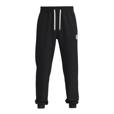 Jogginghose CONVERSE "CHUCK PATCH JOGGER (CLASSIC FLEECE)", Herren, Gr. M, N-Gr, schwarz (converse schwarz), Obermaterial: 80% Baumwolle, 20% Polyester, Hosen Jogginghose, sportlicher Stil, für bequeme Bewegungsfreiheit, auch in großen Größen