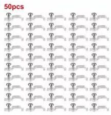 Inspired Finds LED Strip Fixing Clips With Screws For 5050 LED Strip Lights (50 Or 100 PCS Mounting Brackets) 50pcs