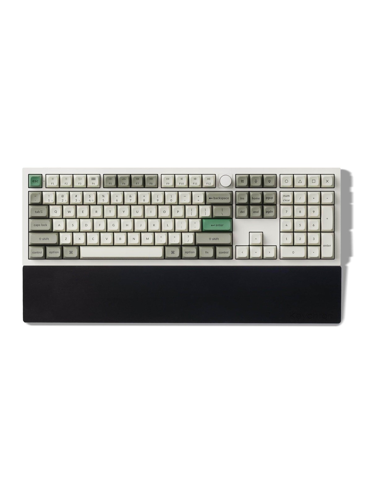 Keychron Silicone Palmrest for K10 Pro / Q6 series / V6 series - Handgelenkstütze - Schwarz