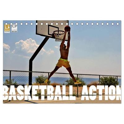Basketball Action (Tischkalender 2027 DIN A5 quer), CALVENDO Monatskalender