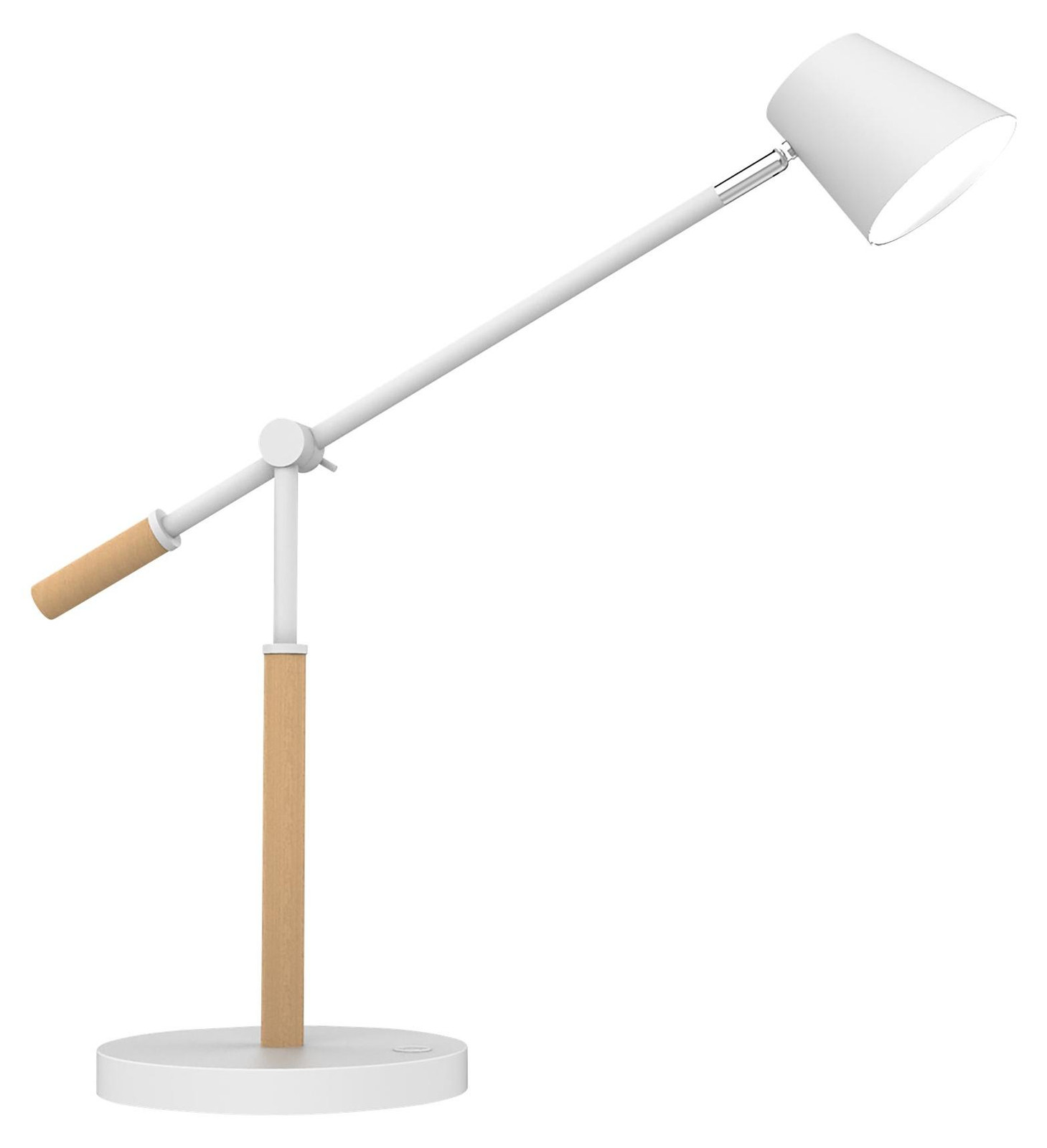 UNiLUX LED-tafellamp VICKY, dimbaar, beuken/wit