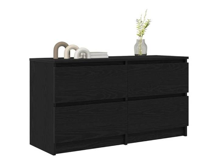 Cabinet TV - Noir - Meuble TV pour Télévision - 1 PC - noir 100x35x54 cm bois d'ingénierie T1988