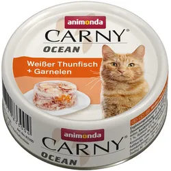 Animonda Carny Ocean Adult Weißer Thunfisch + Garnelen 12x80 g