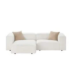 Höffner Selection Ecksofa  Noé , weiß , Maße (cm): B: 247 H: 65 T: 149.0