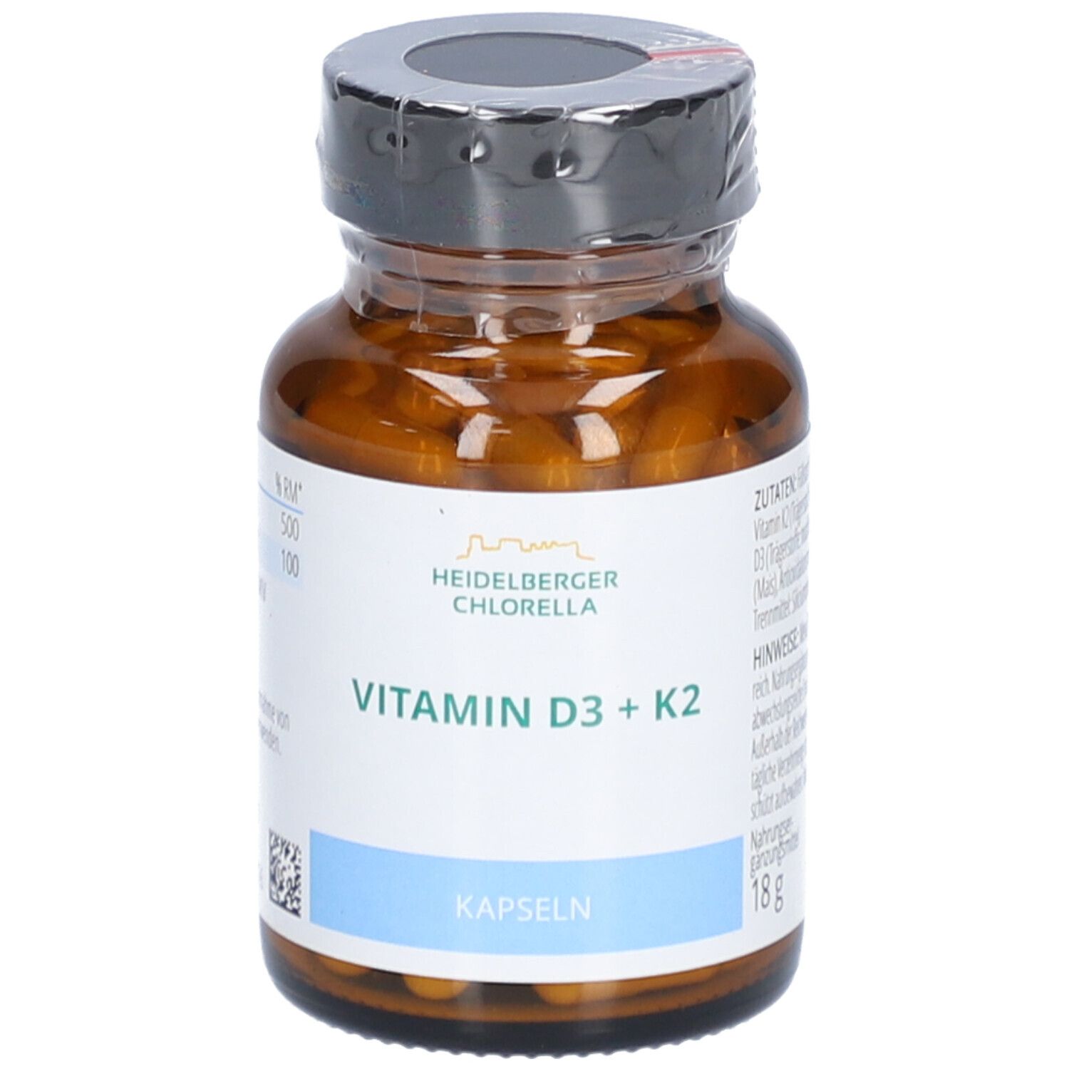Vitamin D3+K2 Kapseln 18 g