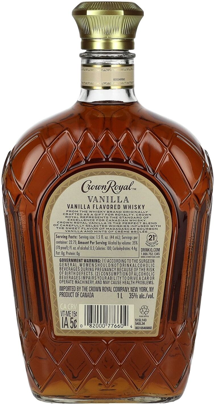 Crown Royal VANILLA Flavored Whisky 35% Vol. 1l