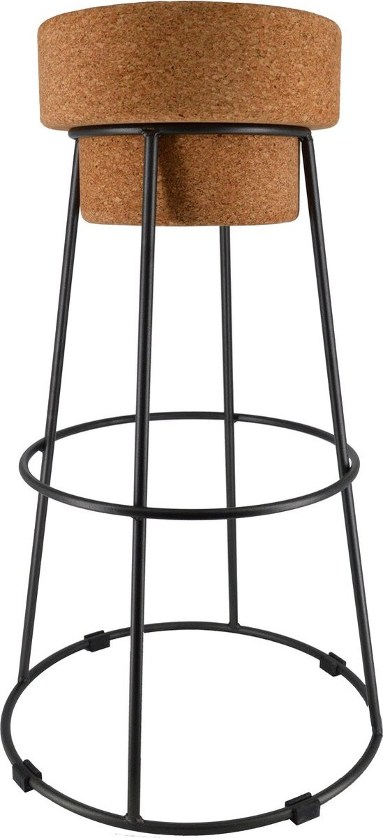 Kurk24 Barkruk met wijnkurk en metalen frame