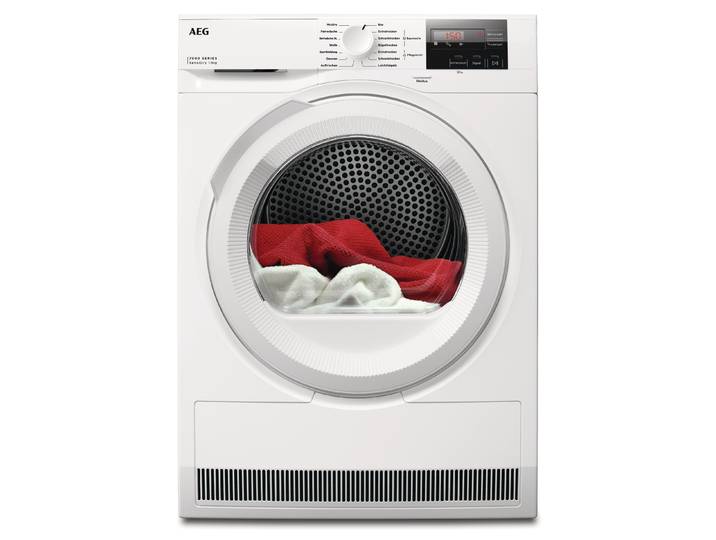 AEG Wärmepumpentrockner TR7T50580 , Energieeffizienz: D, weiß, B:59,6cm H:85cm T:63,8cm, Trockner, SensiDry Wärmepumpentrockner: schonend trocknen & Energie sparen, Wärmepumpentrockner
