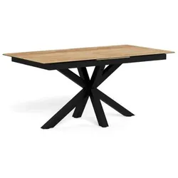 Actona Esstisch mit Auszug Heaven 168/ 210 x 90 cm Keramik Braun Wildeiche 168