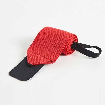 Clever Finds Weight Lifting Wrist Wrap With Thumb Loop Gym Wrist Support For Strength Training red