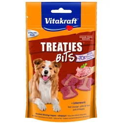 Vitakraft Hundesnack Treaties Bits Leberwurst - 6 x 120g