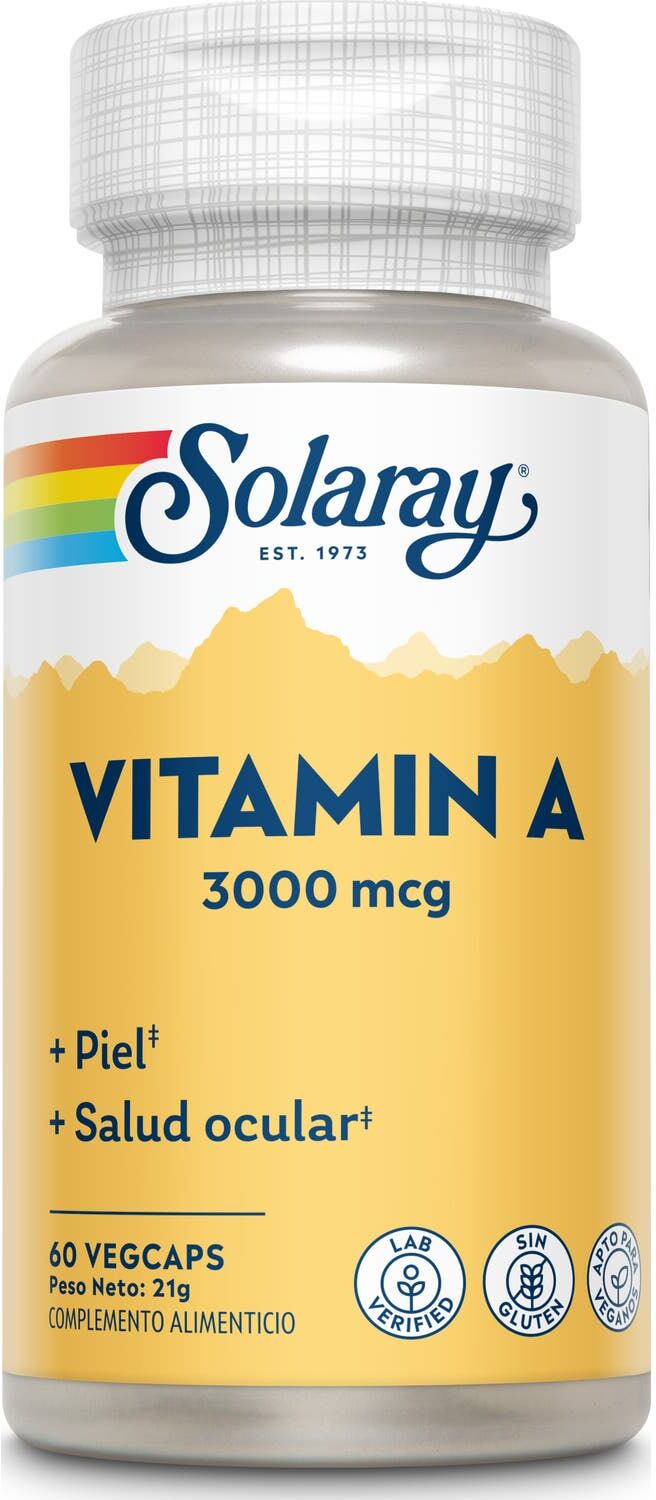 SOLARAY Vitamina A 3000mcg 60 caps