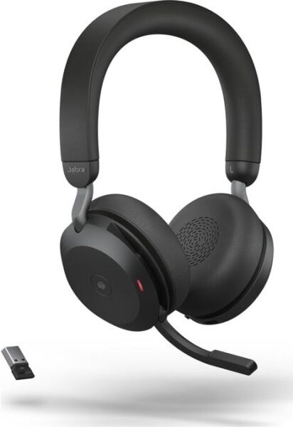 Jabra Evolve2 75 Ms Usb-A Headset, Sort
