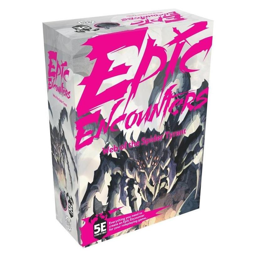 Steamforged Games Epic Encounters: Web of the Spider Tyrant, Figur inkl. Spielmatte (EN Ausgabe) (SFGEE009)