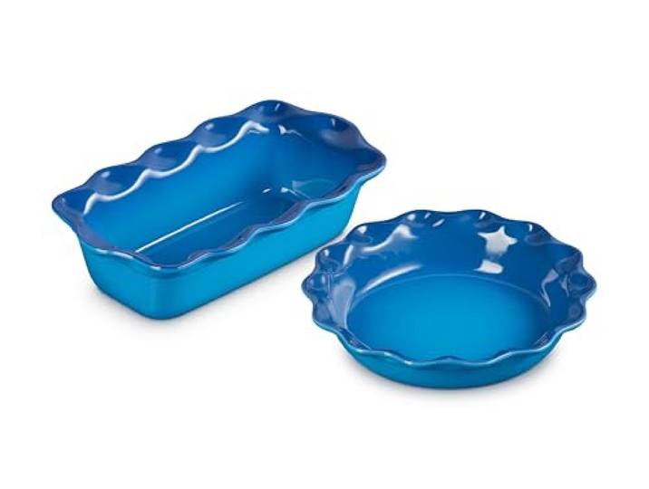 Le Creuset Kastenform aus Steingut, geriffelt, 22,9 cm, Marseille