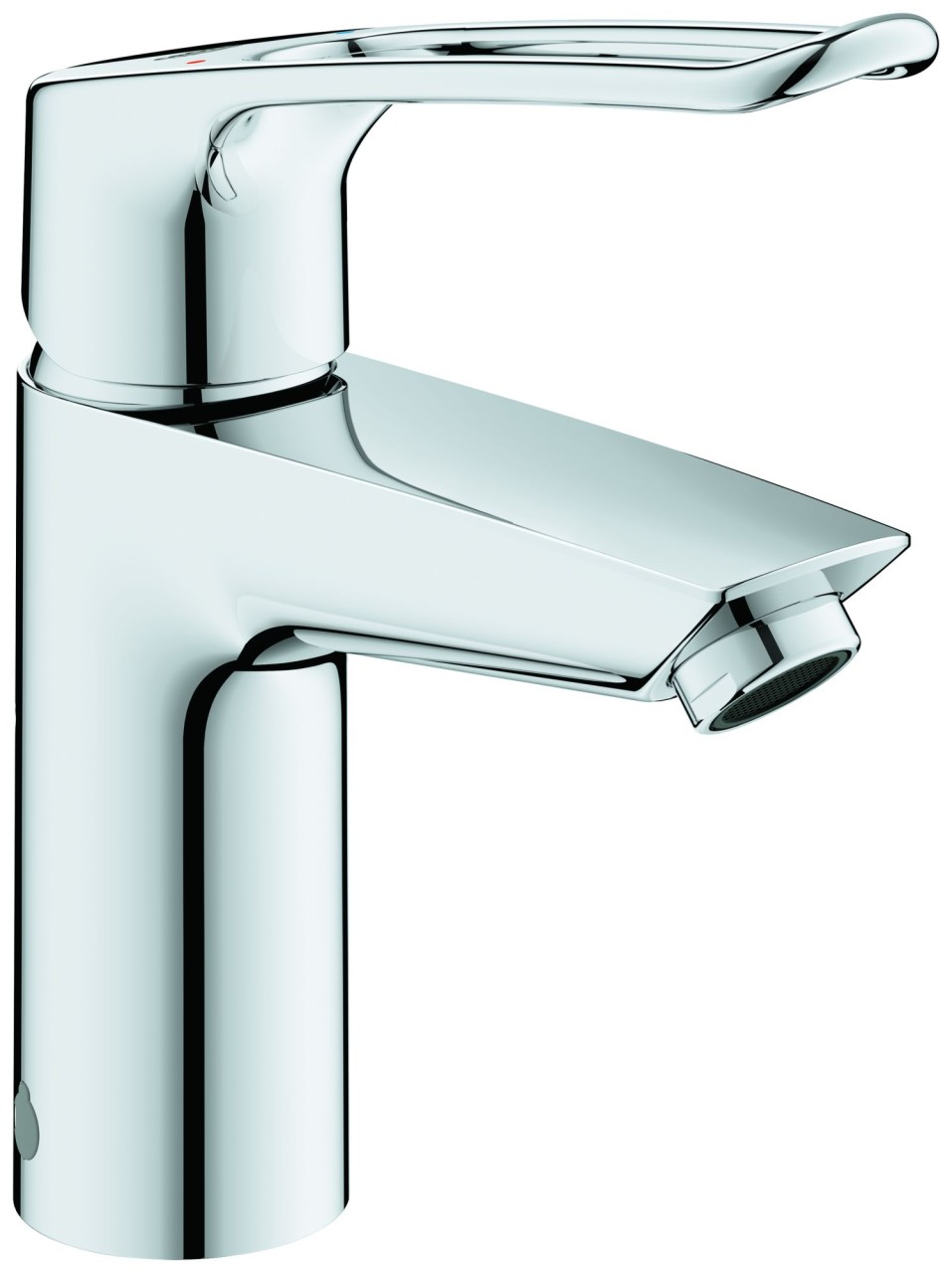 GROHE Waschtischarmatur Eurosmart 23986_3 S-Size Verbrühschutz offener Hebel chrom, 23986003 23986003