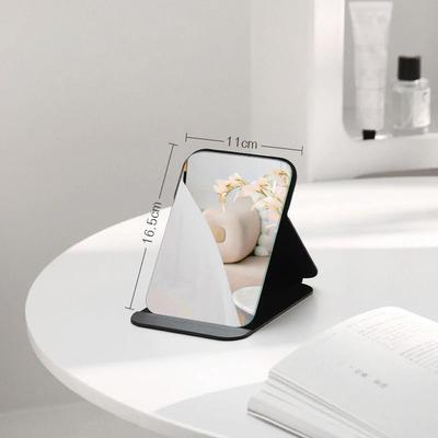 Uplift Picks Slim PU Leather Folding Makeup Mirror Portable Desktop Student Pocket Vanity Mirror s