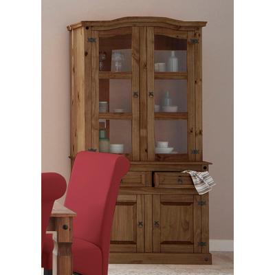 Buffet OTTO HOME "Mexico", braun (dunkelbraun gebeizt), Schränke, Buffet, aus massiver Kiefer, Breite 106 cm