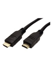 VALUE HDMI mit Ethernetkabel M bis M 10 m abgeschirmt Schwarz 4K Unterstützung (14.99.3451)