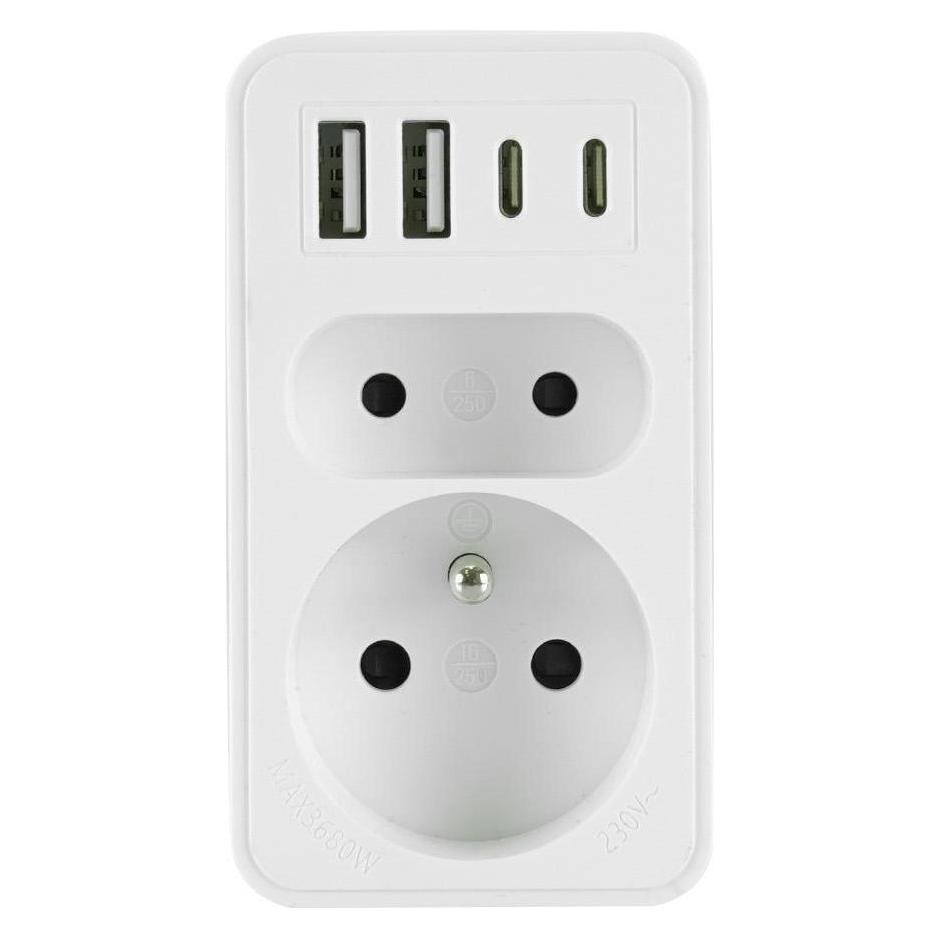 Plastrol Dual-Splitter 2x USB + 2x USB C (4x) (47754629)