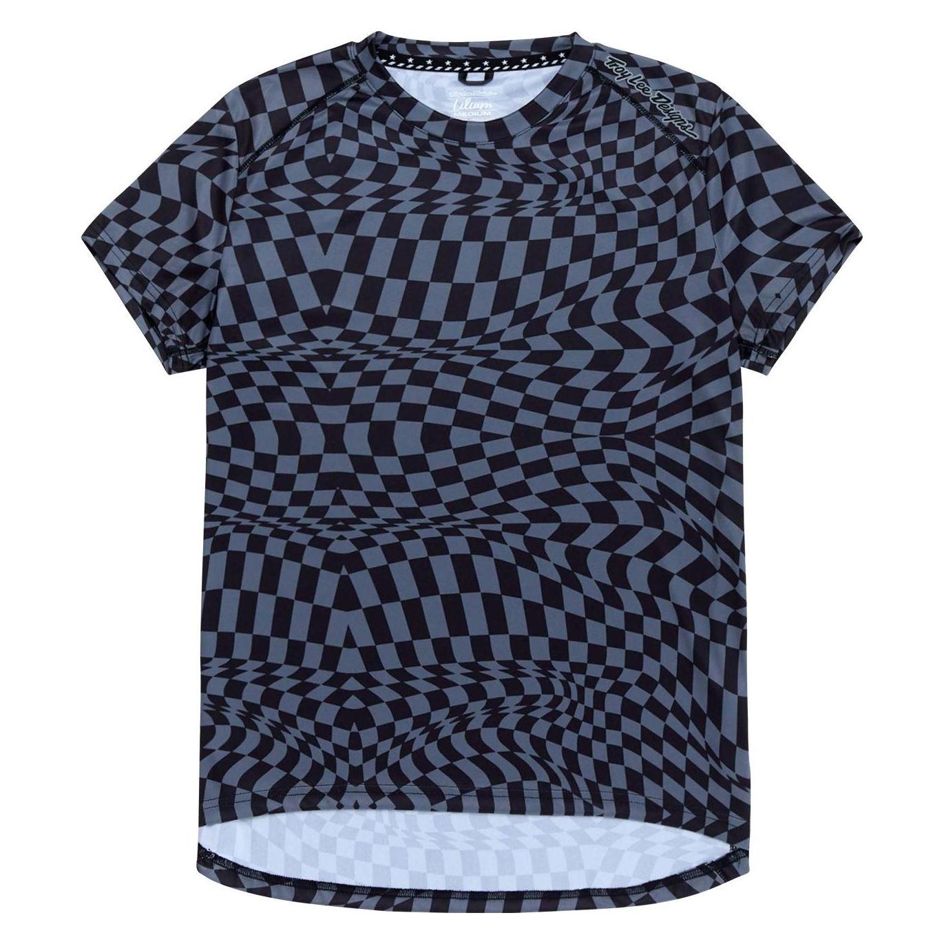 Troy Lee Designs Womens Lilium SS Jersey, Twisted Checkers, black, S (S) (54421692)