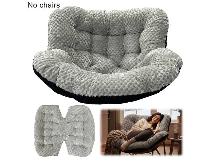 Coussin de chaise à bascule en velours et peluche, coussin de remplacement pour chaise à œufs en osier chaud, moderne et confortable, pour l'intérieur