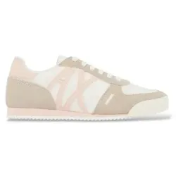 A|X Armani Exchange für Damen. XW002794AF22755MZ736 Schnürschuhe mit weißer Gummisohle (39), Stoff, Wohnung, Schnürsenkel, Lässig