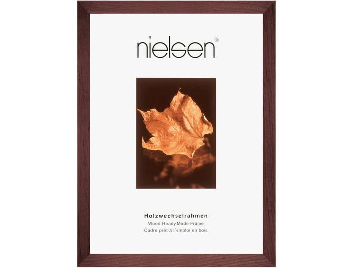 Nielsen Bilderrahmen Essential, Dunkelbraun, Holz, rechteckig, 60x80 cm, Bilder & Rahmen, Bilderrahmen, Bilderrahmen & Fotorahmen