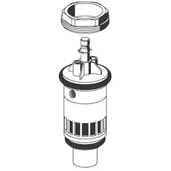Schell Schellomat basic Kartusche 294930099 komplett, für Urinal Spülarmatur, verchromt