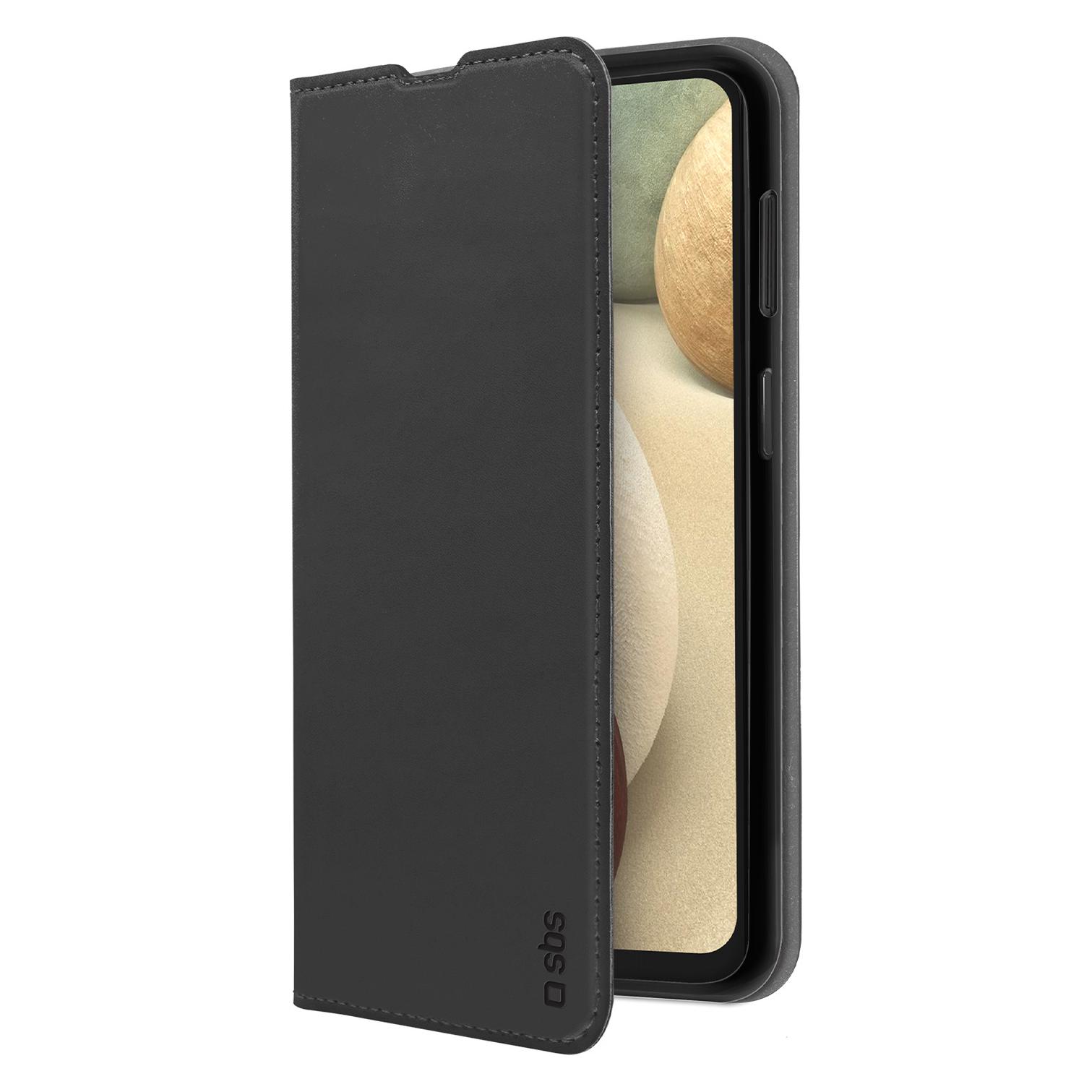 SBS Book Wallet Lite Samsung Galaxy A12, schwarz (Samsung Galaxy A12) (TEBKLITESAA12K)