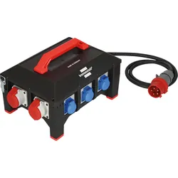 BRE 9150320061 - Baustromverteiler Professional, CEE 400V / 230V, IP44, 2 m Kabel