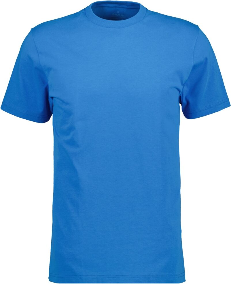 Longshirt RAGMAN, Herren, Gr. 114, blau (azur, 739), Baumwolle, Rundhals, Shirts Longshirt azur, 739 114
