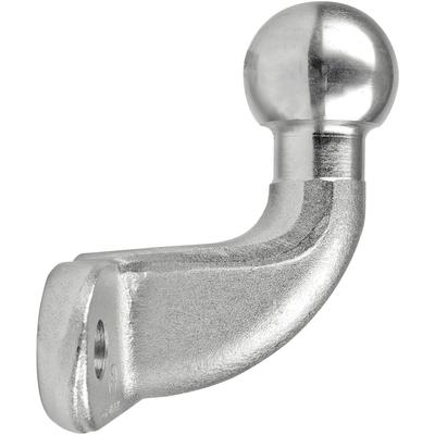 Anhängerkupplung LAS "Kupplungskugel, mit Flansch, abgewinkelt", silber (silberfarben), B:13cm H:7cm L:12cm, Stahl, Anhängevorrichtungen