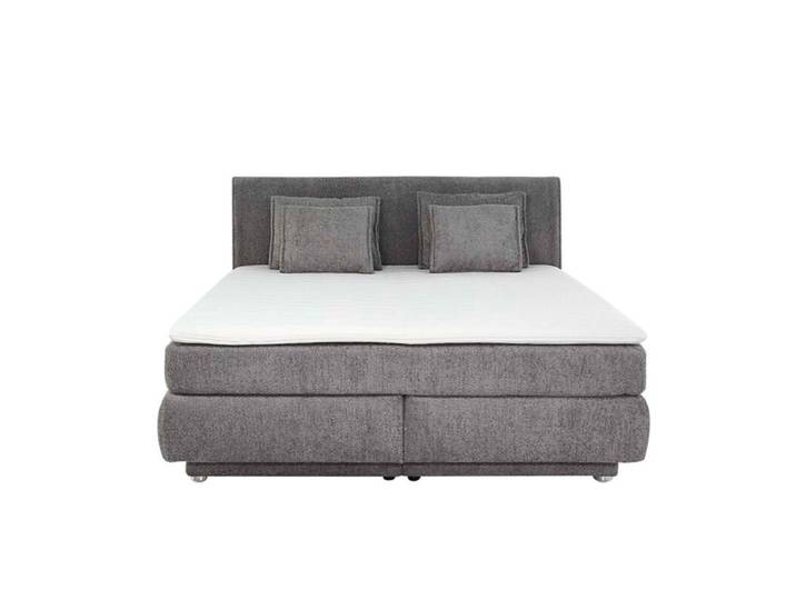 Trendstore Jillian Mix Boxspringbett Bezug Bouclé mit Bettkaste