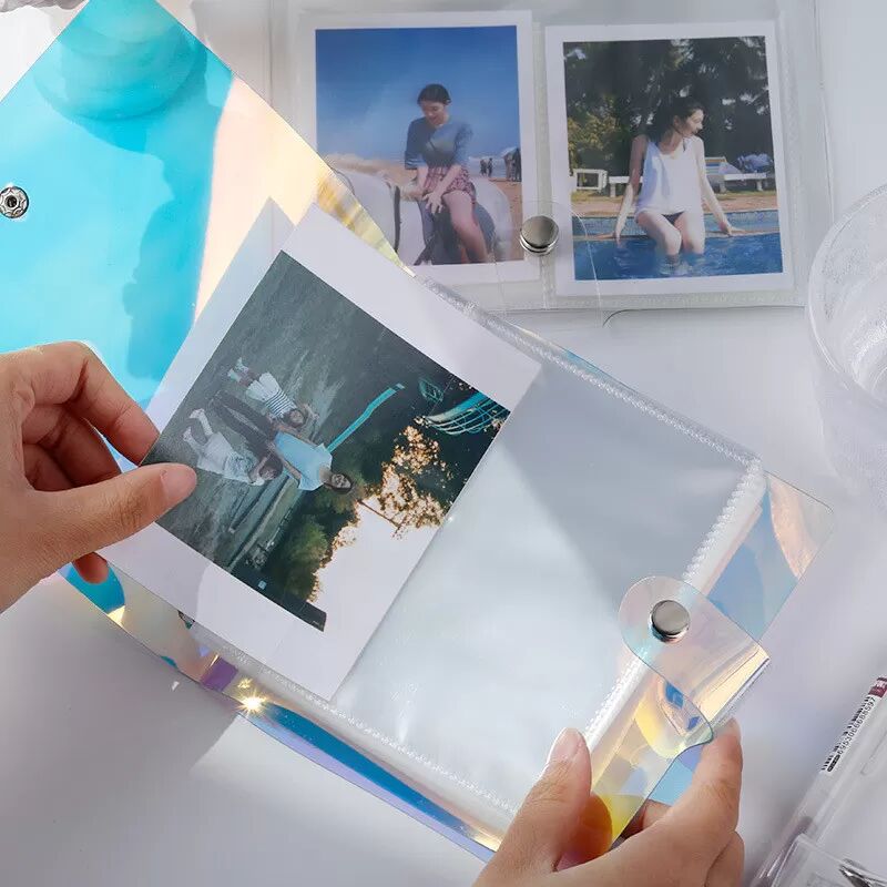 INF Album photo transparent 4x6 - Livre de rangement photo transparent