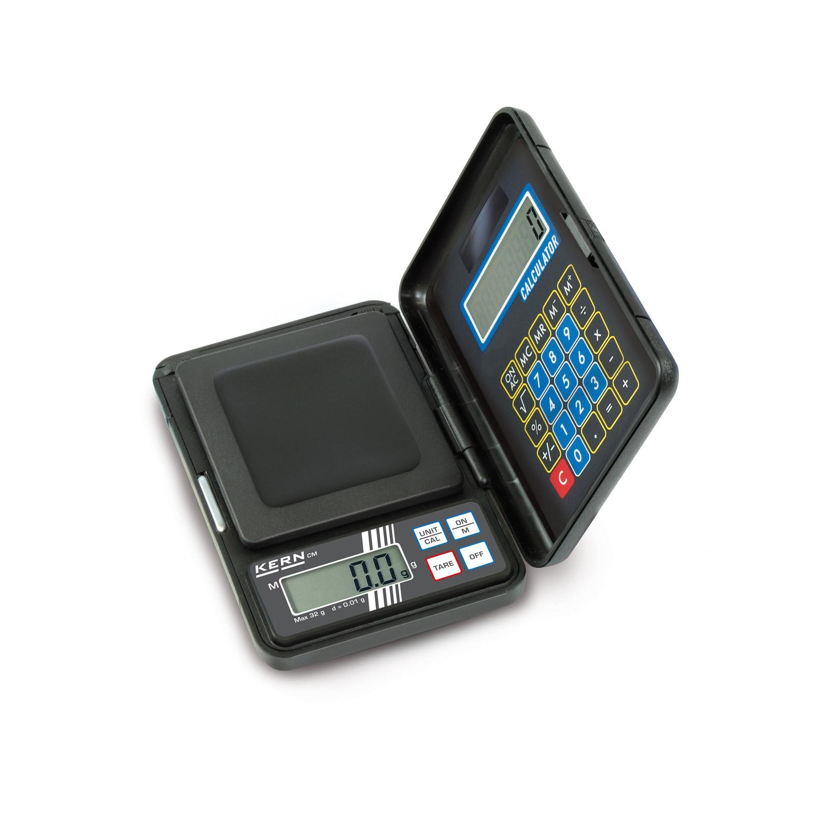 KERN Taschenwaage CM 60-2N Wägebereich max. 60 g integrierter Taschenrechner