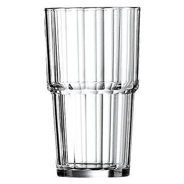 Esmeyer Saftglas "Norvege", 0,27 Liter, stapelbar aus gehärtetem Glas, besonders standfest, Höhe: 114 mm (0.27 l, 6x) (410-675)