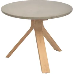 Stern Beistelltisch Freddie -  Teakholz Ø55cm