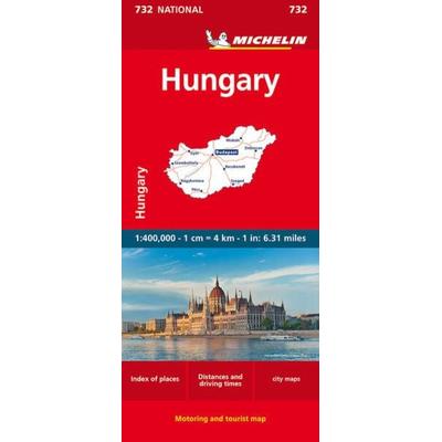 Michelin Ungarn, Karte von Michelin, Michelin, 978-2-06-726143-3