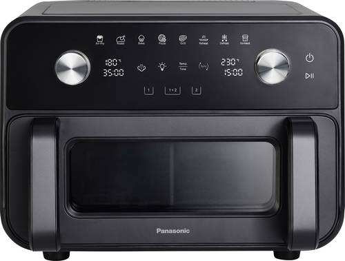 Panasonic NF-BC1000KXE Air Fryer mit Doppelkorb und FLEX-Schublade 9.6l 2450W Antihaftbeschichtung, BPA-frei, bruchsicher, mit