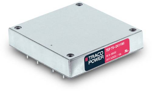 TracoPower TEP 75-7216WI DC/DC-Wandler-Baustein 110 V/DC 28 V/DC 2.7A 75W Anzahl Ausgänge: 1 x Inhalt 1St.