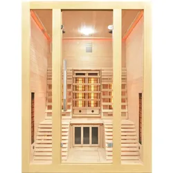 Neuesbad Infrarotkabine 150 x 150 x 200 cm, Hemlock, 2 Personen NB1J401501